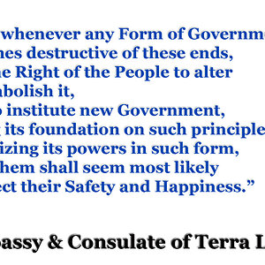 µ$ Declaration of Independence Excerpt
