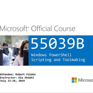 55039B Windows PowerShell Scripting And Toolmaking