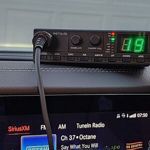 retevis mb2 cb on dash