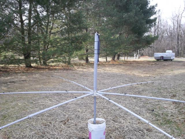 Center Post attached to base plate