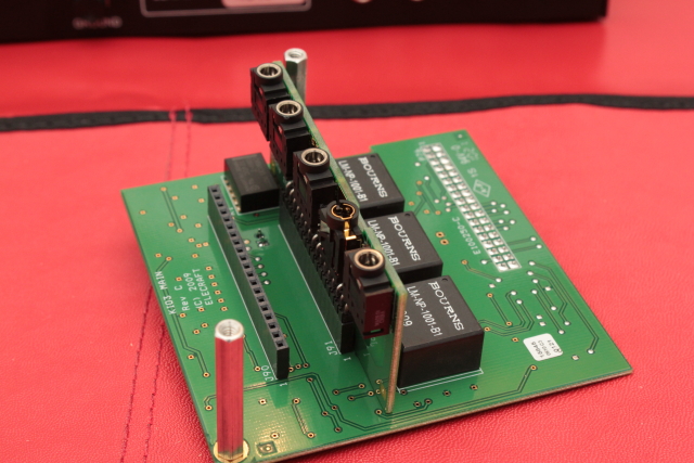 Main I/O board with Audio I/O assembled