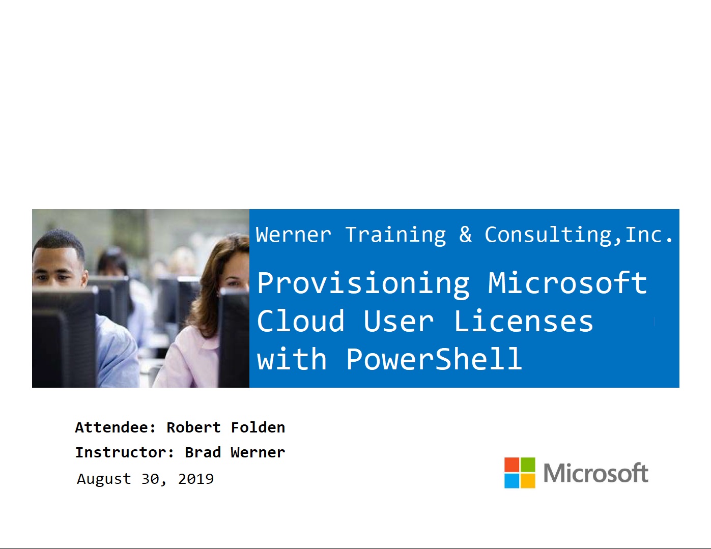 Provisioning Microsoft Cloud User Licenses With PowerShell